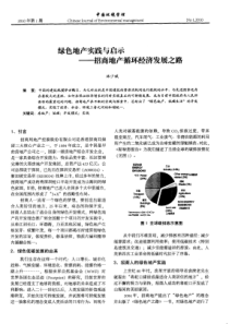 绿色地产实践与启示——招商地产循环经济发展之路