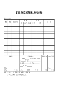 鄱阳县基本医疗保险退休人员变动情况表