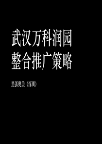 【黑弧奥美】武汉万科润园整合推广策略