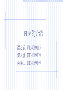 PLM的介绍（PPT 9）