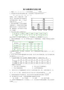 八年级第六章数据的代表复习题