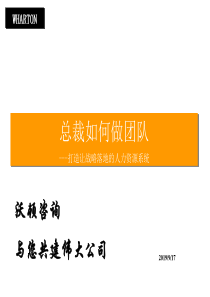 人力资源经典实用课件打造让战略落地的人力资源系统(1