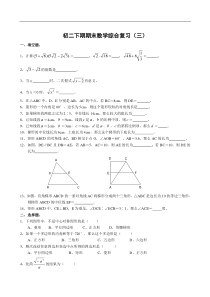 八年级上人教新课标综合复习(3)