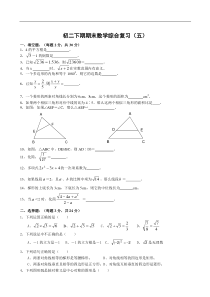 八年级上人教新课标综合复习(5)