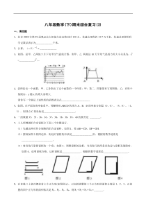 八年级下人教新课标期末综合复习(3)