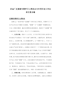 采油厂反围猎专题学习心得体会与专项行动工作总结汇报合编