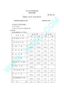 GB 4554-1984 蓄电池用硫酸