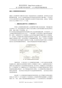 战略人力资源管理转型的实践范式