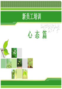 新员工入职心态（PPT30页)