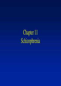 Schizophrenia精神分裂症