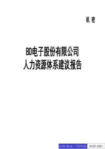 XX人力资源建议报告（PPT 80页）(1)