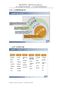 人力资源管理功能介绍